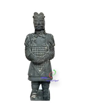 21cm chinesische Terracotta Krieger Fengshui Figure 5 Teilen